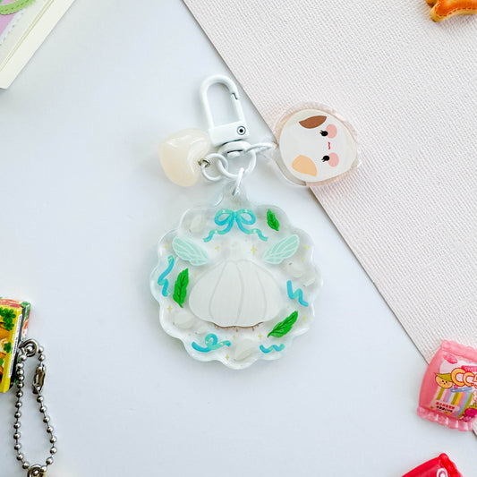 Garlic Trinket Charm Keychain