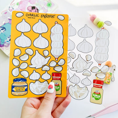 Garlic Sticker Sheet