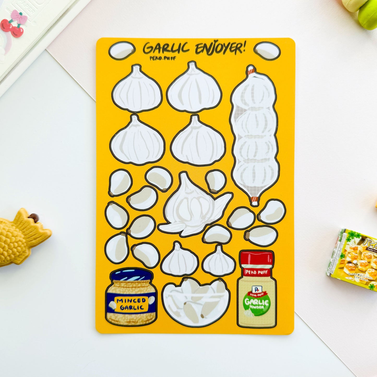 Garlic Sticker Sheet