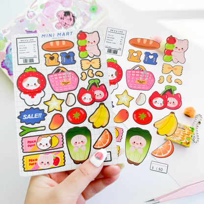 Mini Mart Sticker Sheet