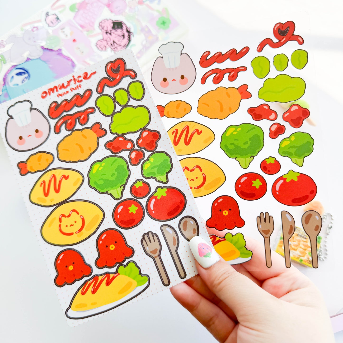 Omurice Sticker Sheet