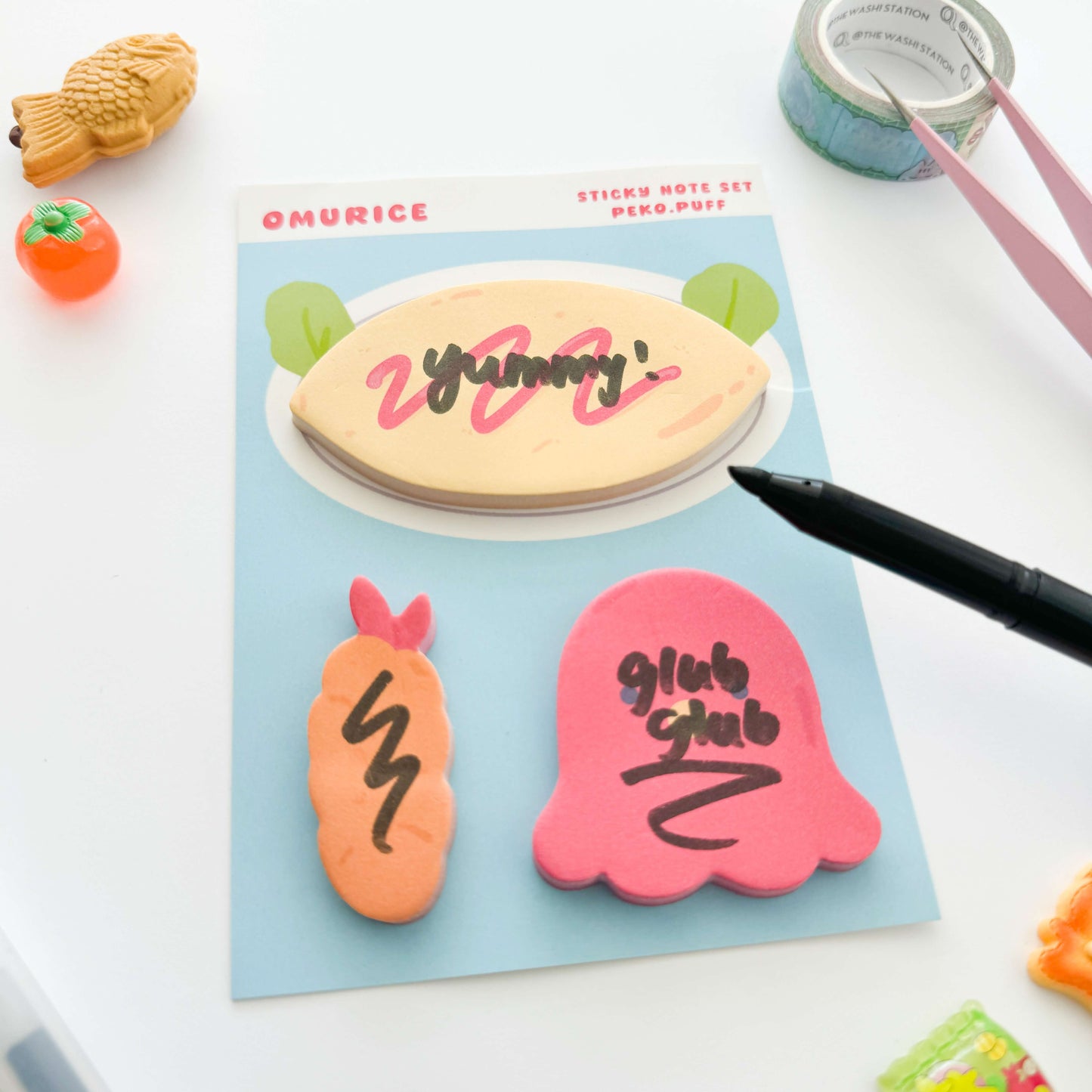 Omurice Sticky Note Set