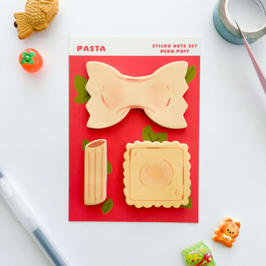 Pasta Sticky Note Set