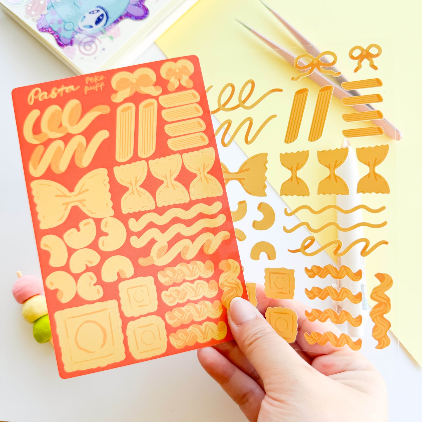 Pasta Sticker Sheet