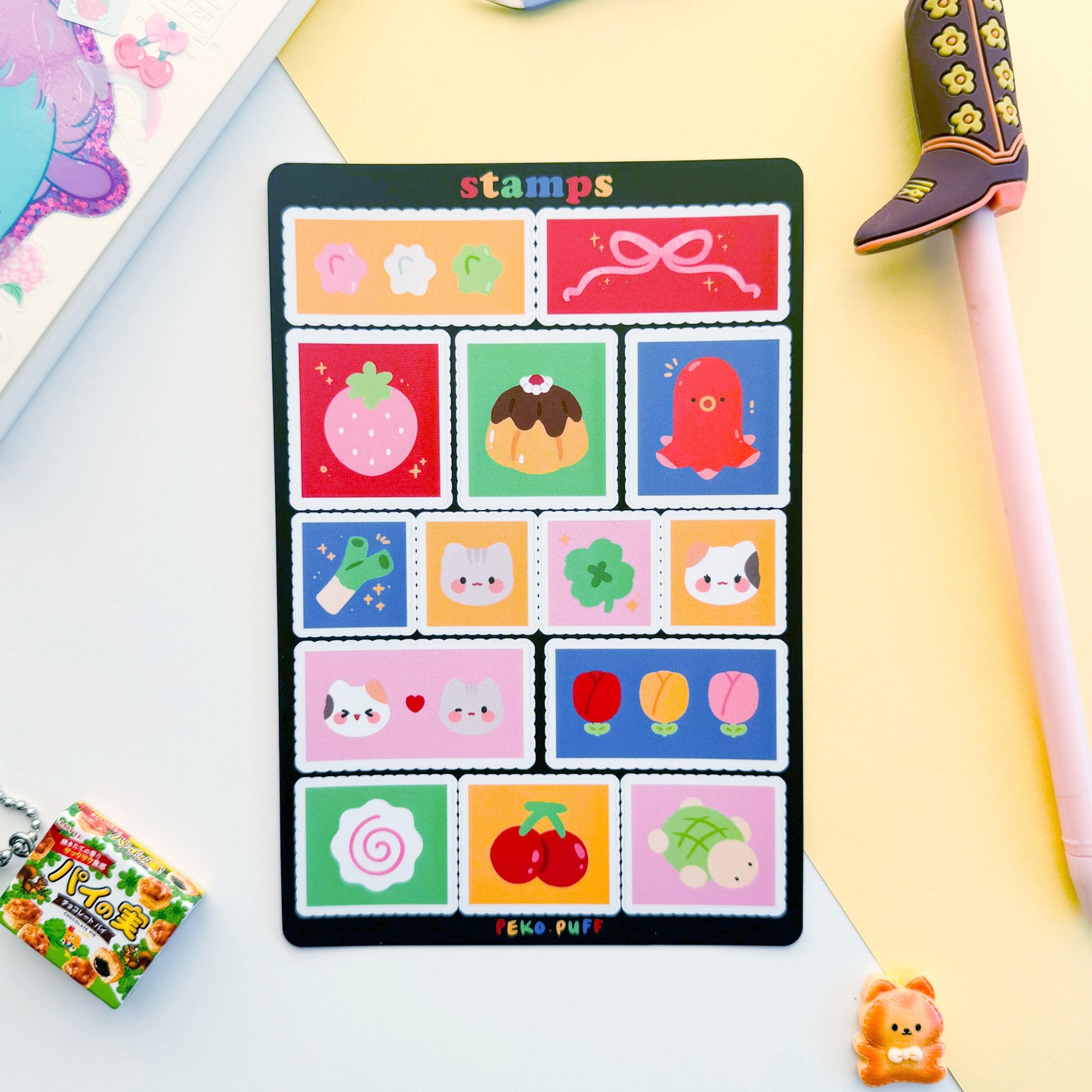 Stamps Sticker Sheet