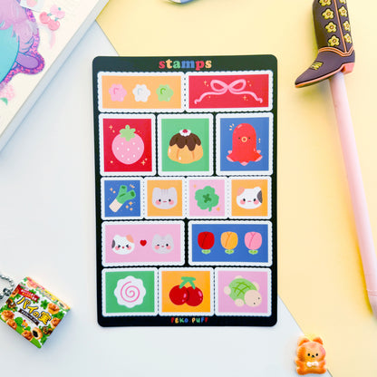 Stamps Sticker Sheet