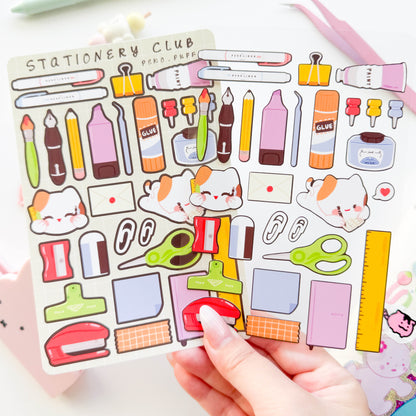 Stationery Club Sticker Sheet