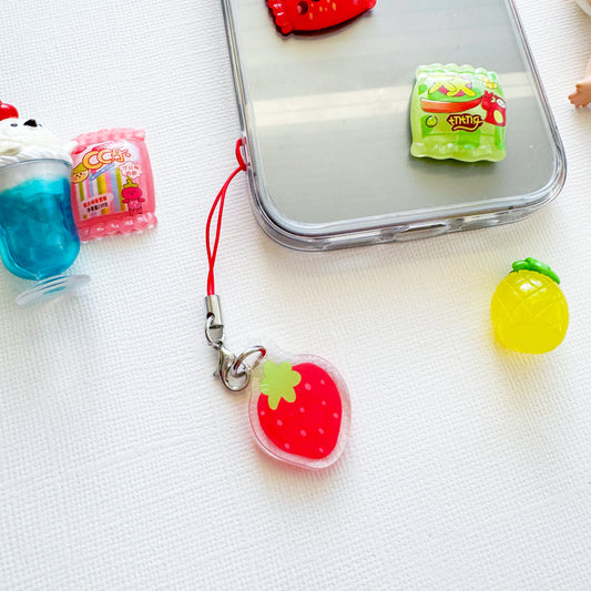 Strawberry Phone Charm