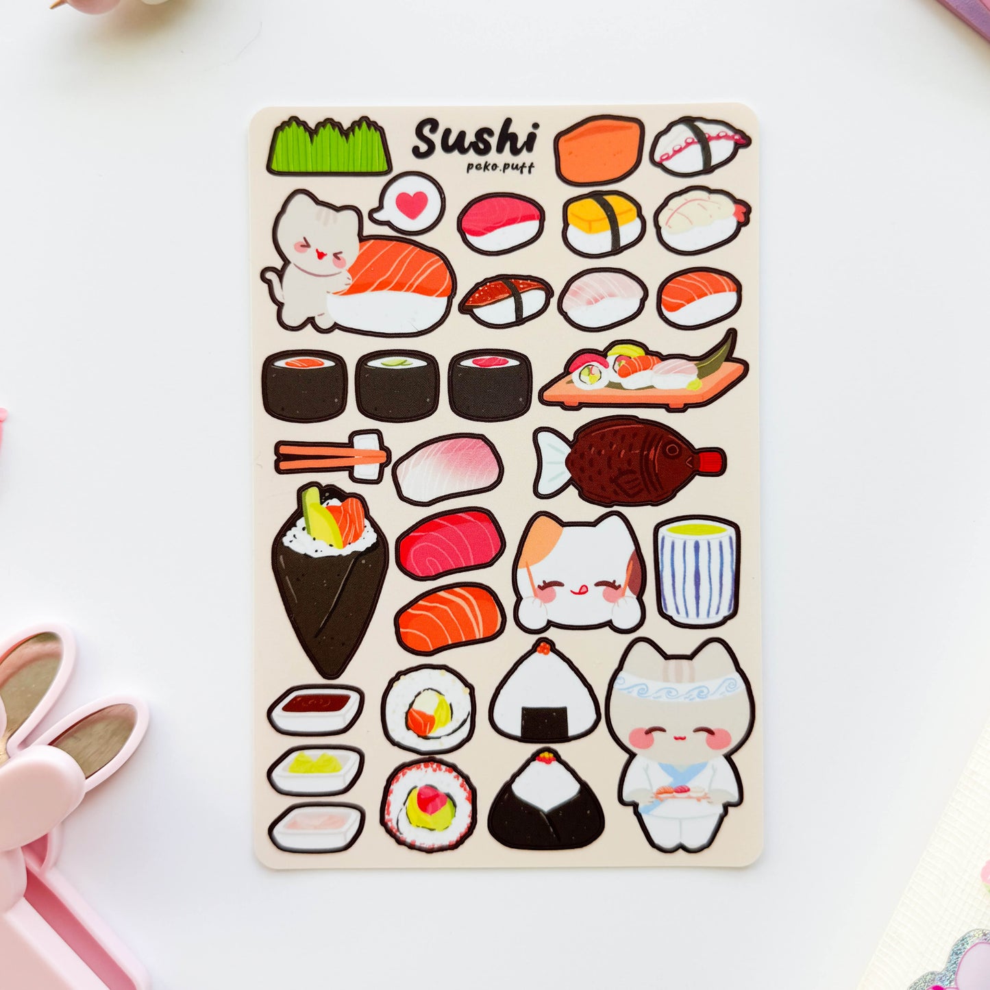 Sushi Sticker Sheet