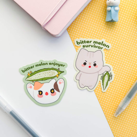 Bitter Melon Enjoyer Vinyl Sticker