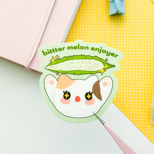 Bitter Melon Enjoyer Vinyl Sticker