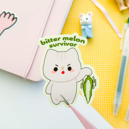 Bitter Melon Survivor Vinyl Sticker