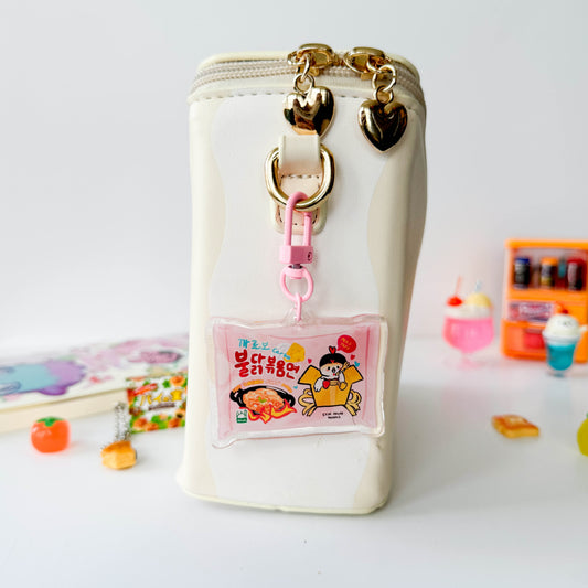 Buldak Pink Ramen Keychain