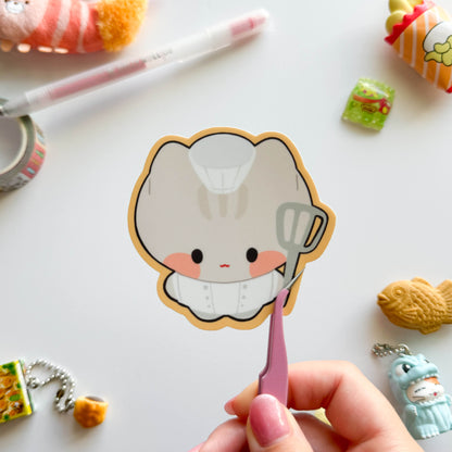 Chef Cat Vinyl Sticker