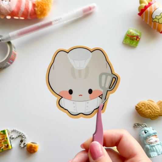 Chef Cat Vinyl Sticker