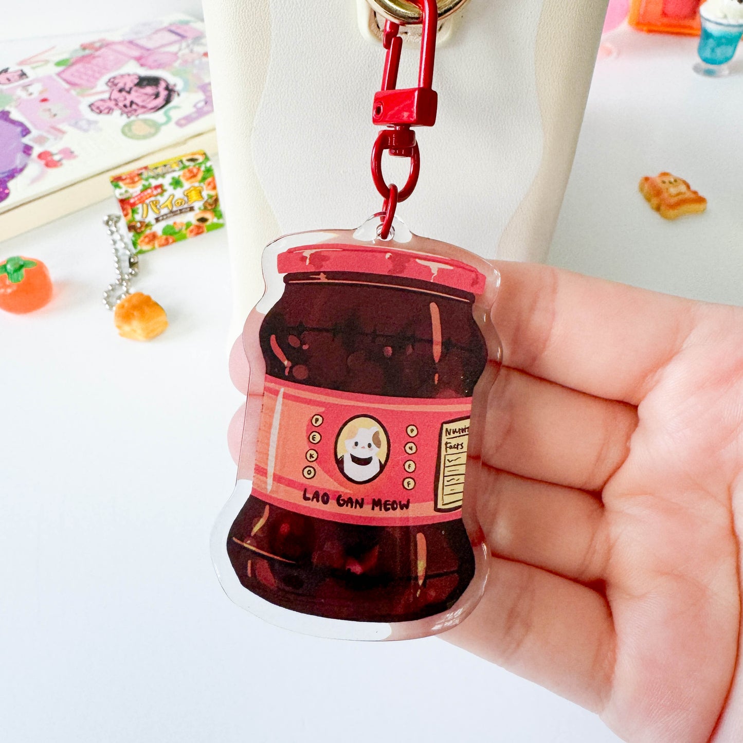 Spicy Chili Oil Keychain