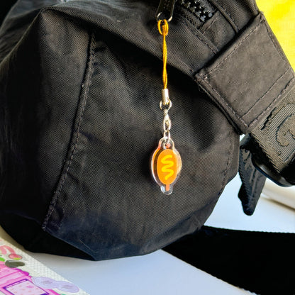 Corn Dog Phone Charm