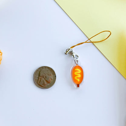 Corn Dog Phone Charm