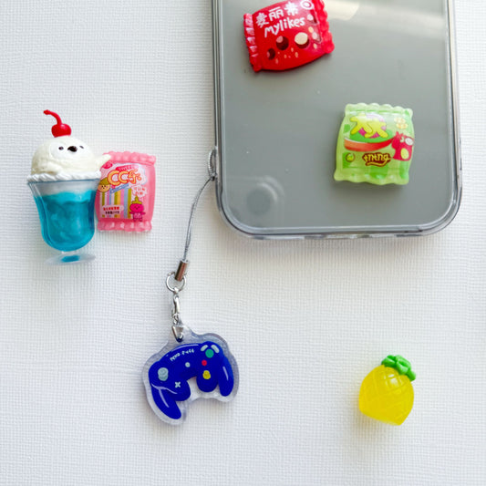 Retro Game Controller Phone Charm