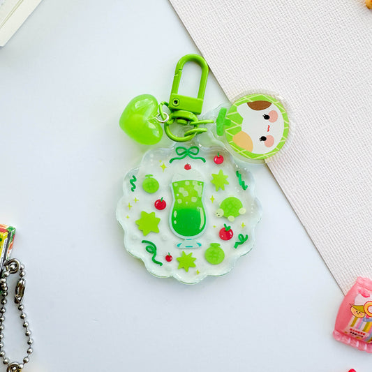 Melon Soda Trinket Charm Keychain