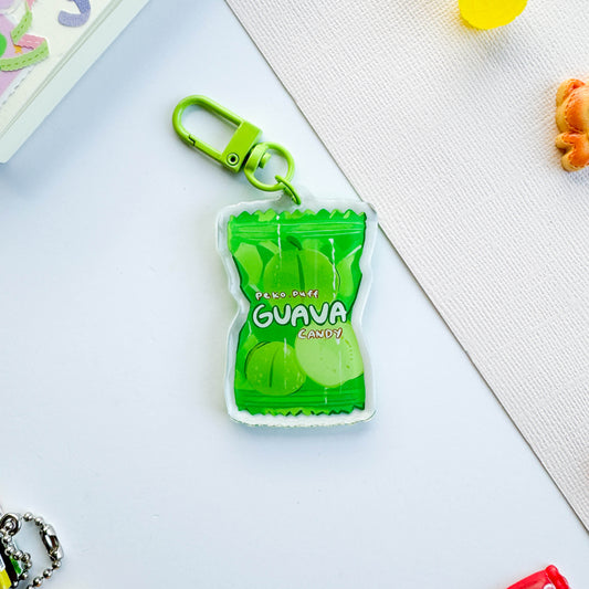 Guava Candy Keychain