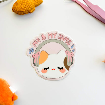 Me & My Jams Vinyl Sticker