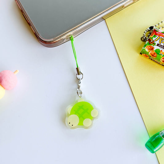 Melon Bread Turtle Phone Charm