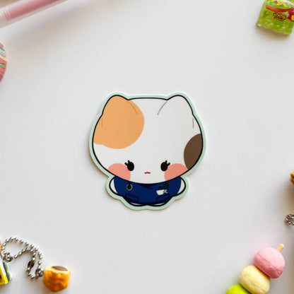 Nurse Cat Vinyl Sticker