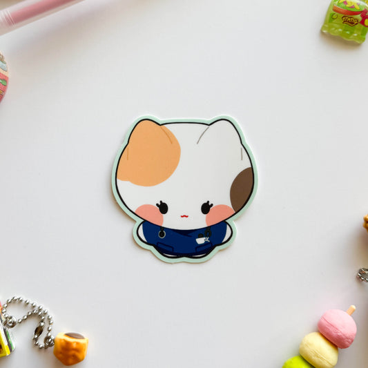 Nurse Cat Vinyl Sticker