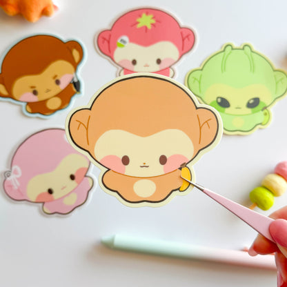 Monkey Vinyl Sticker