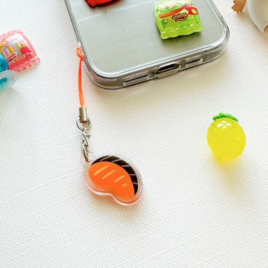 Salmon Phone Charm