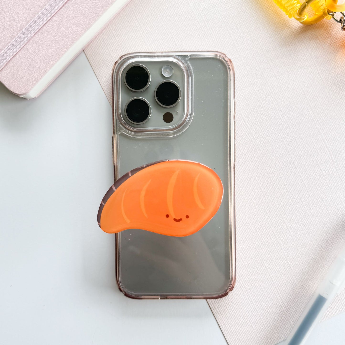 Salmon Phone Grip