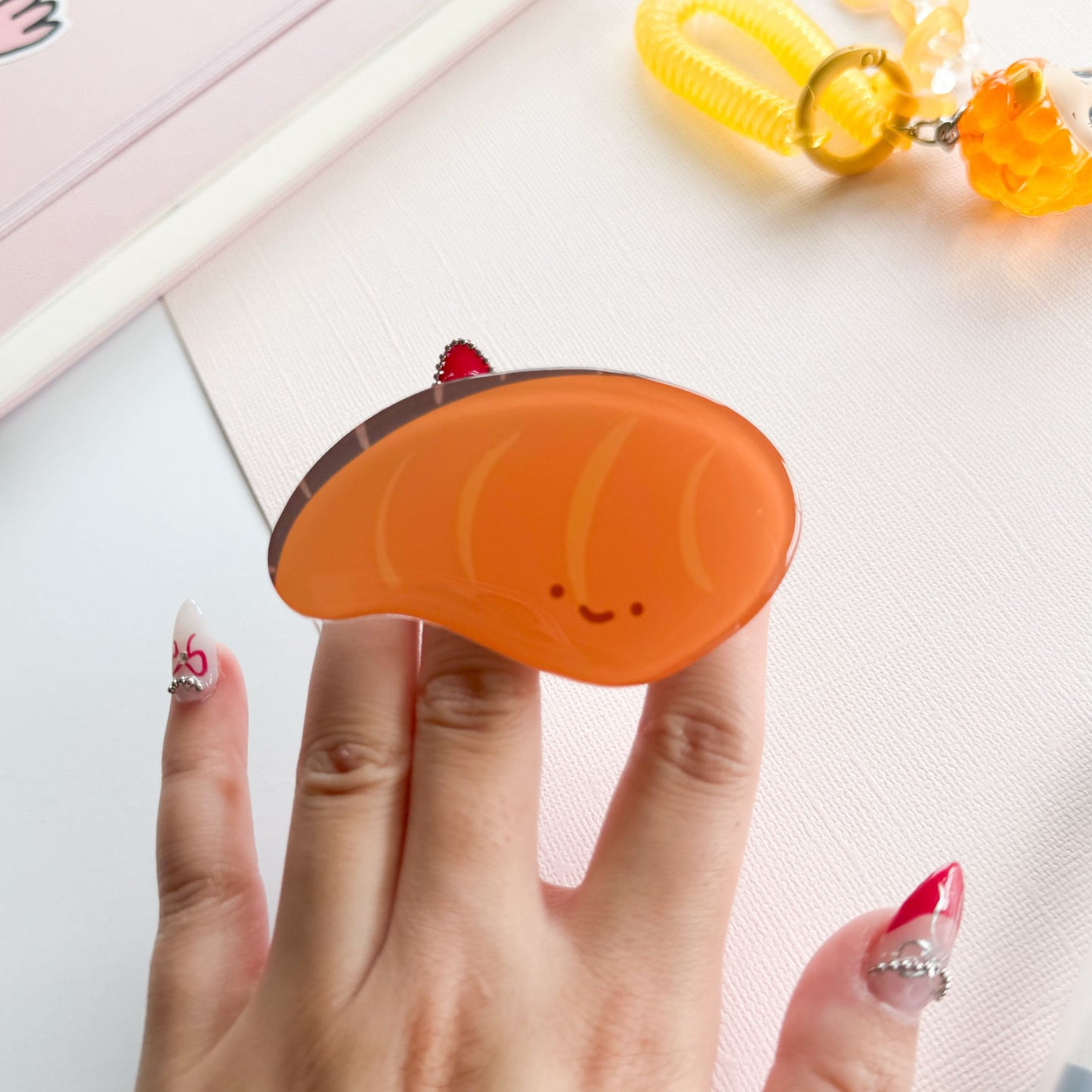 Salmon Phone Grip