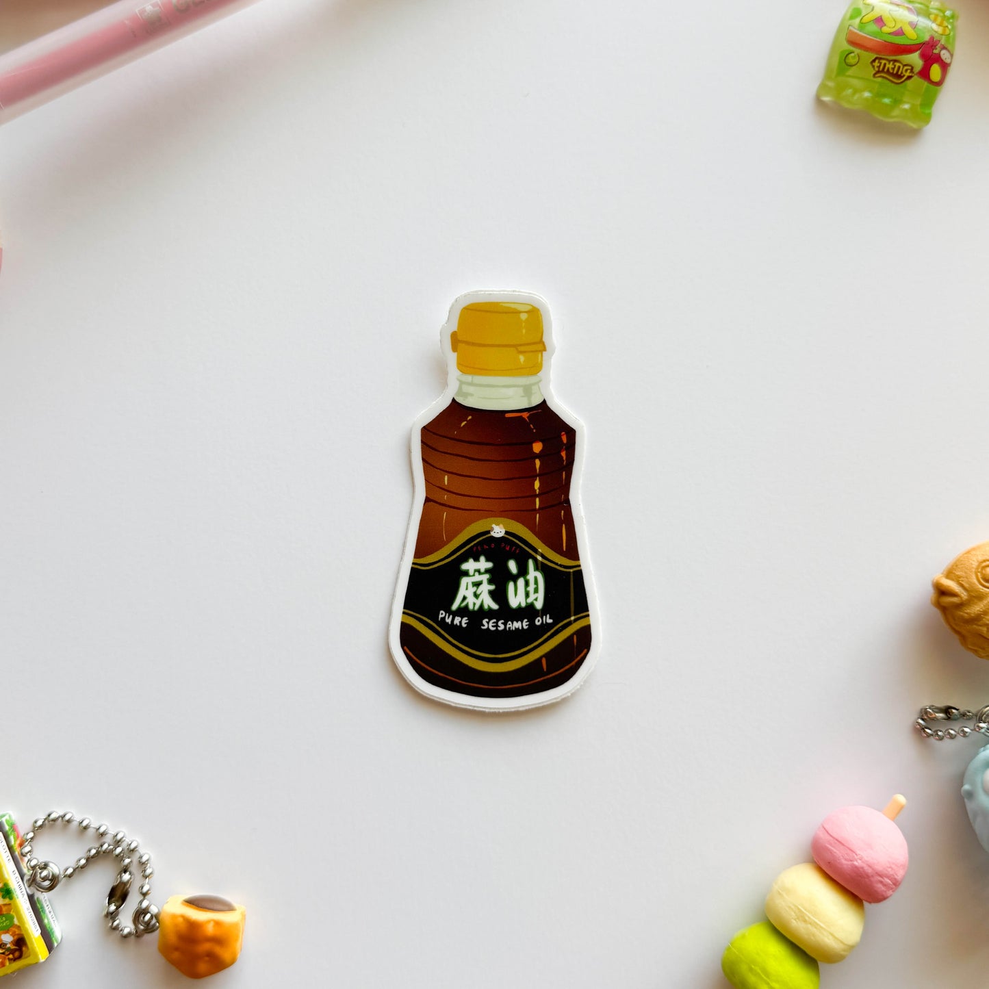Sesame Oil Vinyl Sticker