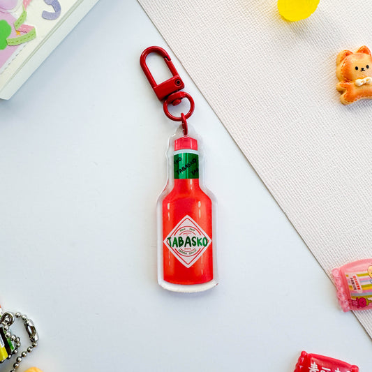 Hot Sauce Keychain