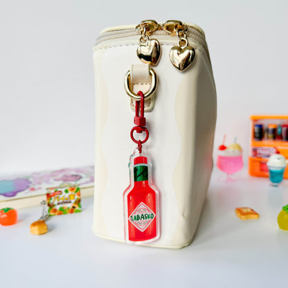 Hot Sauce Keychain