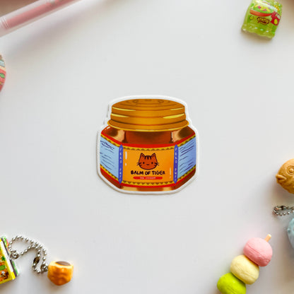 Tiger Balm Vinyl Sticker