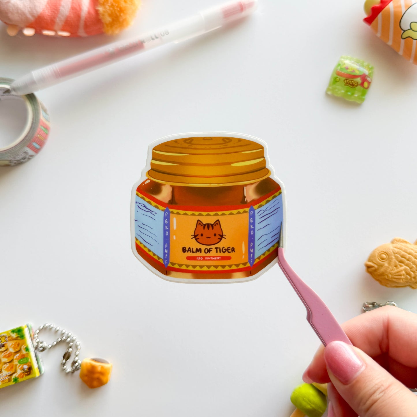 Tiger Balm Vinyl Sticker