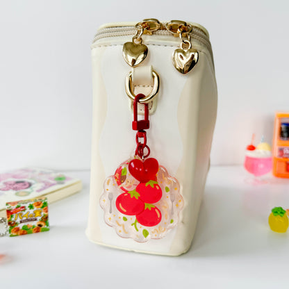 Tomato Trinket Charm Keychain