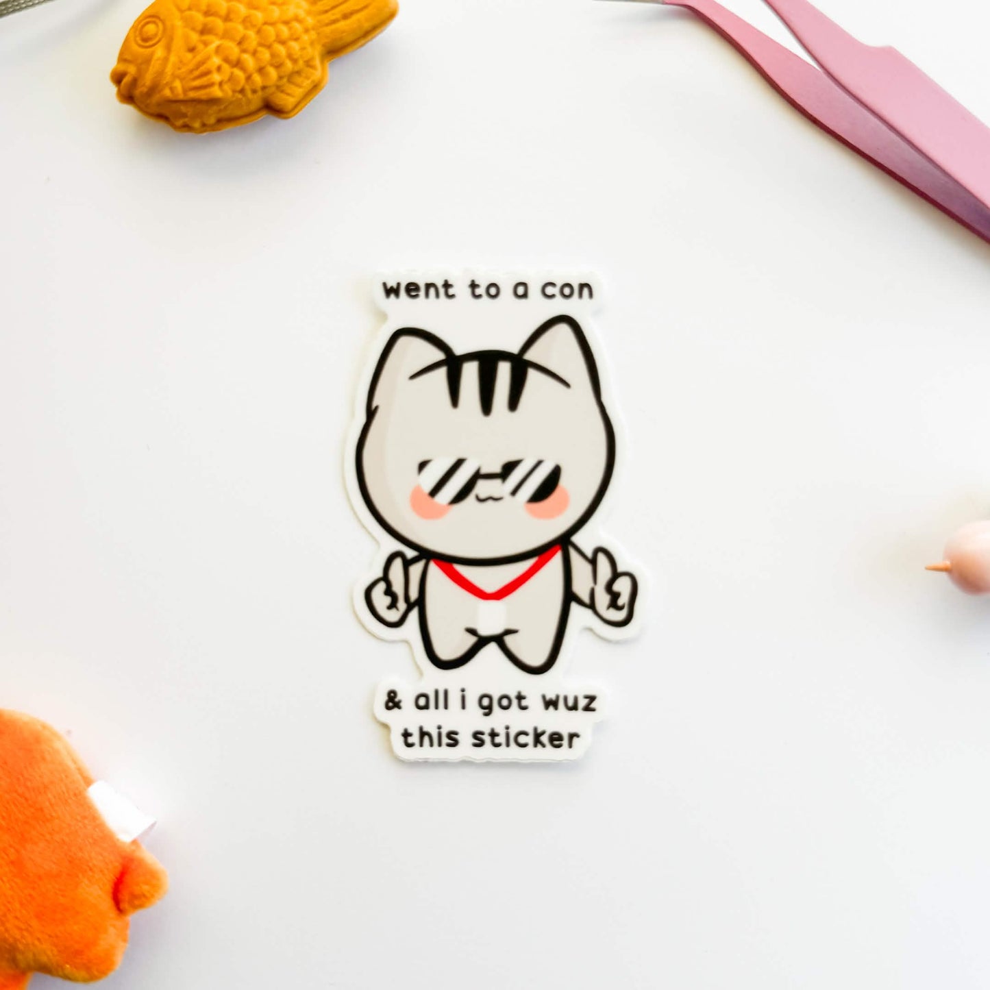 Went To A Con And All I Got Waz This Sticker Vinyl Sticker