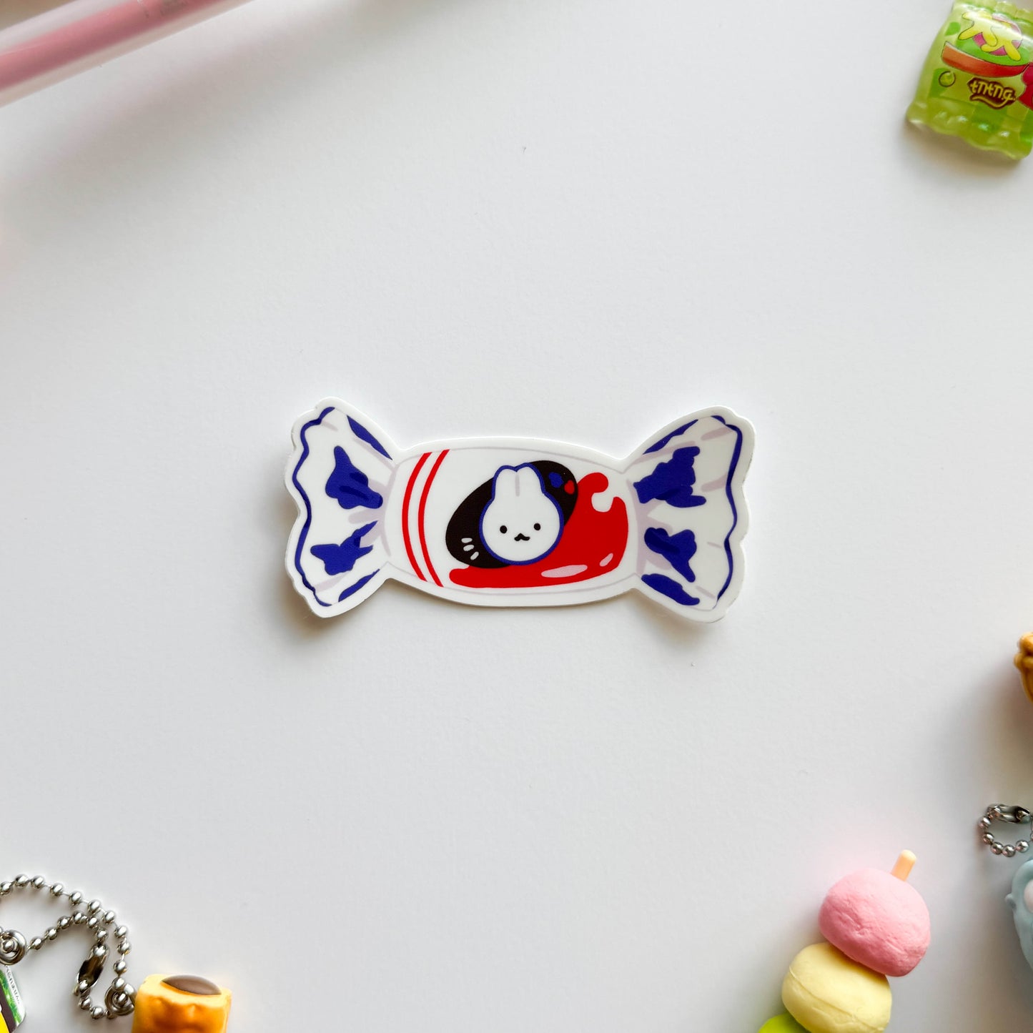 White Rabbit Vinyl Sticker